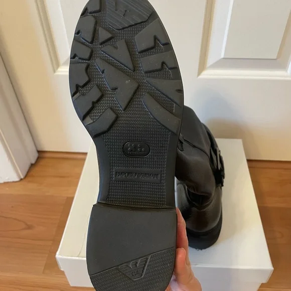 Emporio Armani Combat Boots